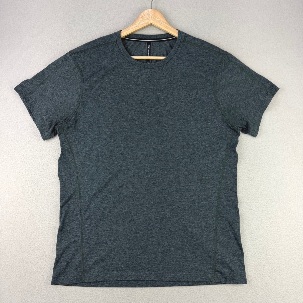 Ten Thousand Durable T-Shirt Mens Large Charcoal Grey Performance Tech Tee Gym